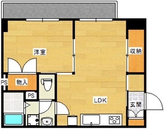 キャニオンマンション蕨の物件間取画像